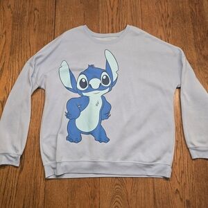 Disney Stitch Oversize Pullover Crewneck Sweatshirt – Size Women's 1X